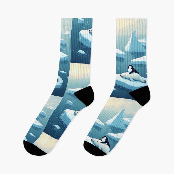 Item preview, Penguins and seals have become separated from their flocks. designed and sold by Whose-sweat.