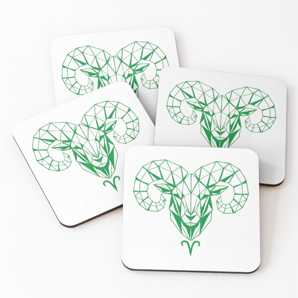 Item preview, Geometric Ram Aries – Strength & Courage designed and sold by ElvisU.