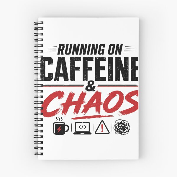 Item preview, Running On Caffeine And Chaos Funny Coffee designed and sold by the-dovlat.