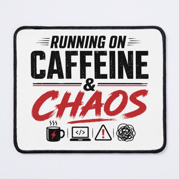 Item preview, Running On Caffeine And Chaos Funny Coffee designed and sold by the-dovlat.