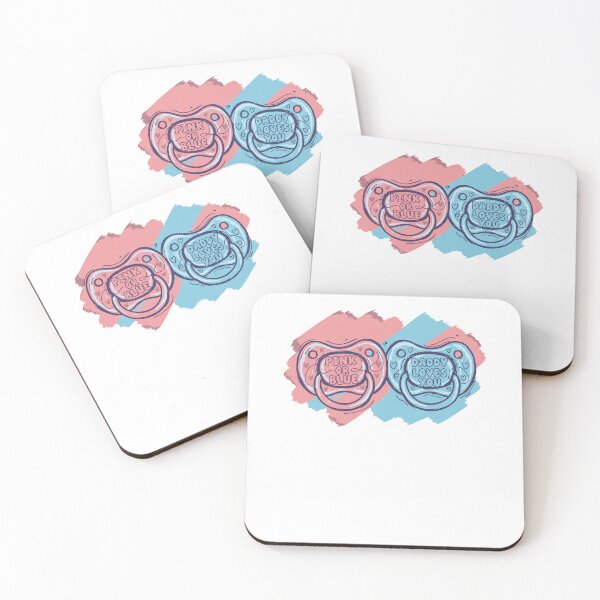 Item preview, Gender Reveal Baby Shower Pink Or Blue Daddy Loves designed and sold by LuminOrb.