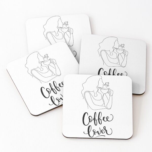Item preview, Girly print for coffee lovers  designed and sold by BetterlifeXX.