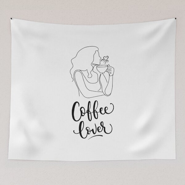 Item preview, Girly print for coffee lovers  designed and sold by BetterlifeXX.