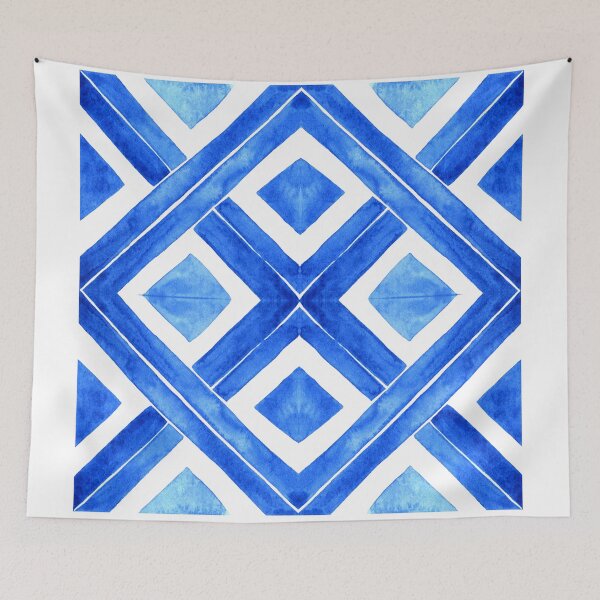 Item preview, Blue rangoli design  designed and sold by Heaven1111.
