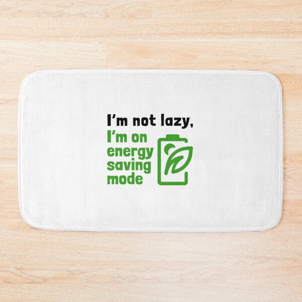 Item preview, I’m On Energy Saving Mode Funny Eco Battery Shirt designed and sold by UI Expert.