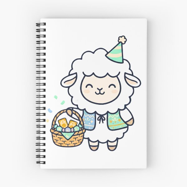 Item preview, Kawaii Eid al-Adha Fluffy Sheep Cartoon designed and sold by TheCuriousPawn.