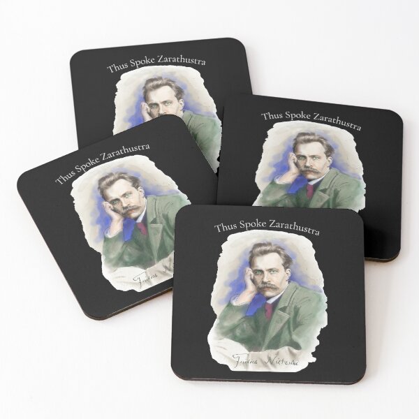 Item preview, Thus Spoke Zarathustra Dark Minimal – Nietzsche Quote Shirt designed and sold by Ishiki-D.