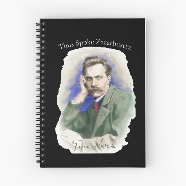 Item preview, Thus Spoke Zarathustra Dark Minimal – Nietzsche Quote Shirt designed and sold by Ishiki-D.