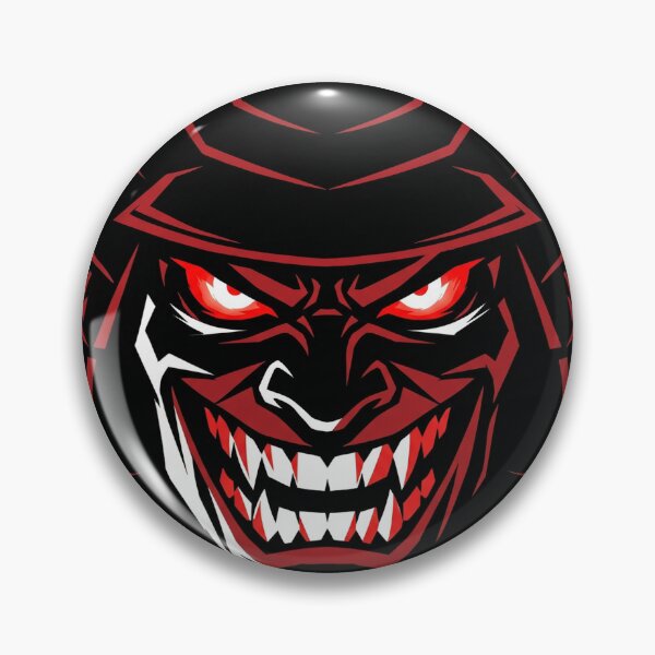 Item preview, Cursed Samurai Smile designed and sold by Stickersdevelop.