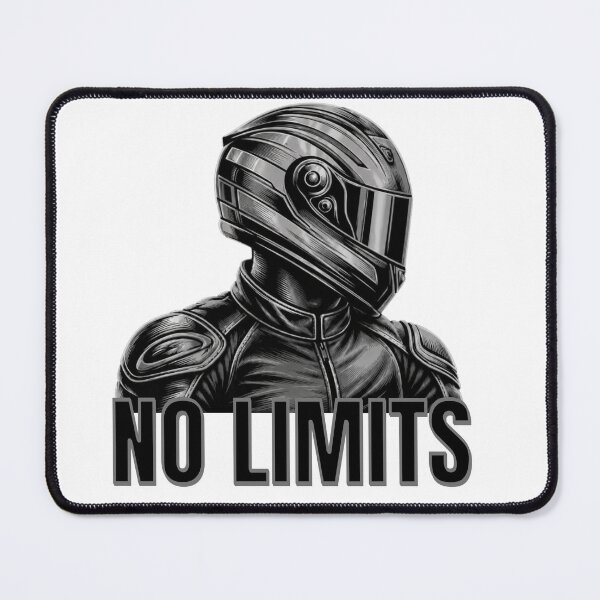 Item preview, No Limits Biker T-Shirt – Motorcycle Helmet Graphic, Adrenaline Rider Design designed and sold by CozyLineStudio.