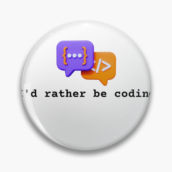 Aperçu de l'œuvre Je préférerais coder - Cadeau humoristique pour programmeurs et développeurs créée et vendue par TheCuriousPawn.