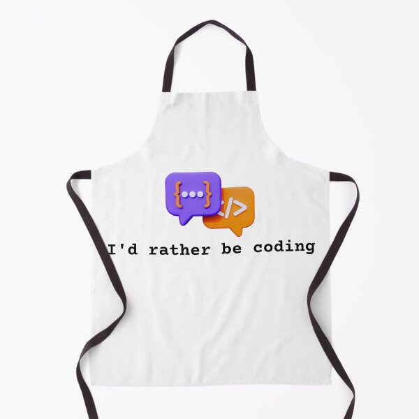 Item preview, I'd Rather Be Coding - Funny Gift for Programmers & Developers designed and sold by TheCuriousPawn.