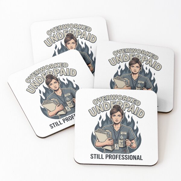 Item preview, Capricorn Nurse – Overworked Underpaid Still Professional Funny Zodiac Gift designed and sold by Im-Ara.