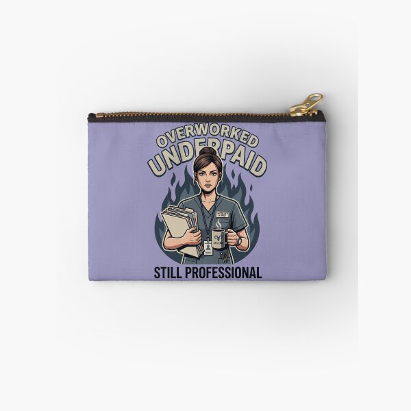 Item preview, Capricorn Nurse – Overworked Underpaid Still Professional Funny Zodiac Gift designed and sold by Im-Ara.