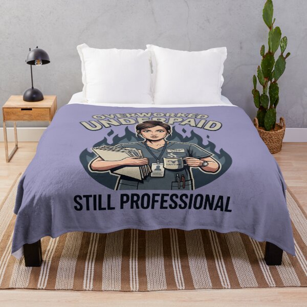 Item preview, Capricorn Nurse – Overworked Underpaid Still Professional Funny Zodiac Gift designed and sold by Im-Ara.