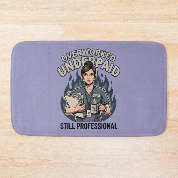 Item preview, Capricorn Nurse – Overworked Underpaid Still Professional Funny Zodiac Gift designed and sold by Im-Ara.