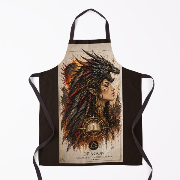 Item preview, Dragon Spirit – Power & Transformation Fantasy Art designed and sold by InnerwayStudio.
