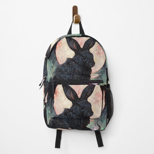 Item preview, Midnight Moon Rabbit – Dark Fantasy Gothic Bunny Art designed and sold by KiraChie.