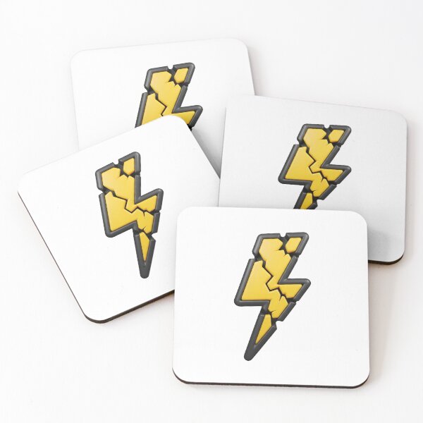 Item preview, Electricity concept with a fractured yellow lightning bolt designed and sold by VerizalShop.