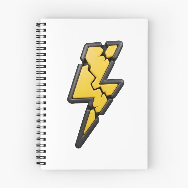 Item preview, Electricity concept with a fractured yellow lightning bolt designed and sold by VerizalShop.