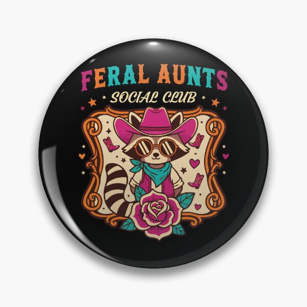 Item preview, Gender Reveal Baby Shower Feral Aunts Social Club designed and sold by LuminOrb.