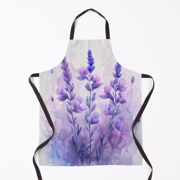 Item preview, Purple Watercolor Lavender Flowers With Soft Botanical Washes designed and sold by solynneart.