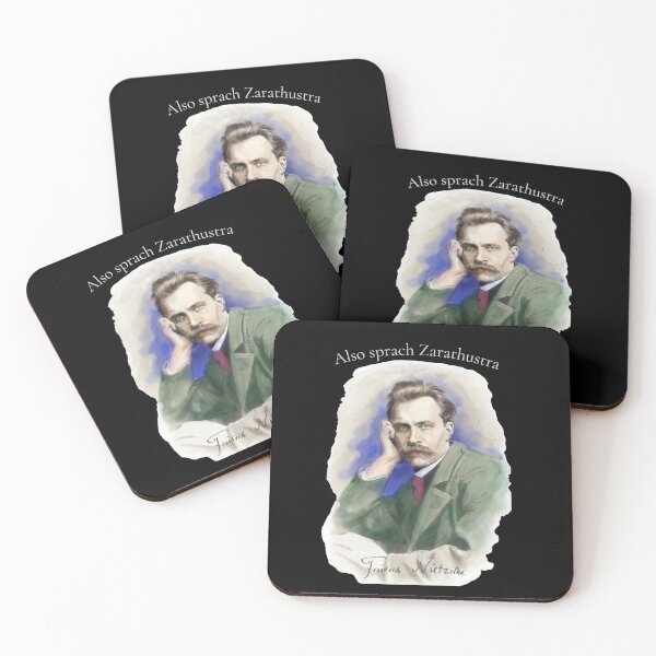 Item preview, Also sprach Zarathustra Minimal Dark – Nietzsche German Quote Tee designed and sold by Ishiki-D.