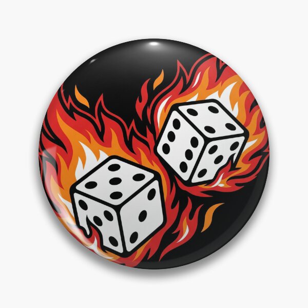 Item preview, Burning Dice Streetwear designed and sold by Stickersdevelop.