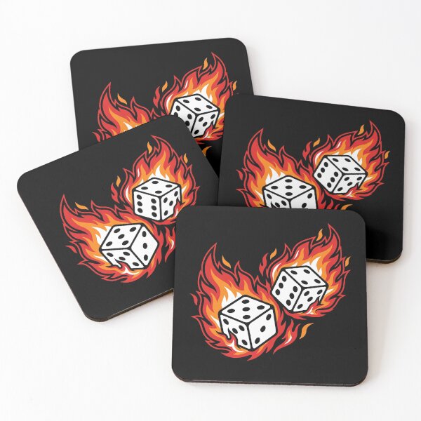 Item preview, Burning Dice Streetwear designed and sold by Stickersdevelop.