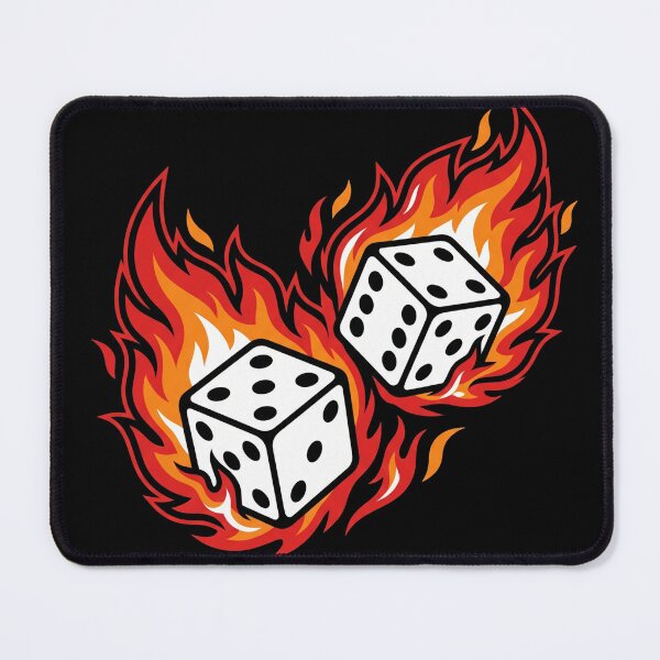 Item preview, Burning Dice Streetwear designed and sold by Stickersdevelop.