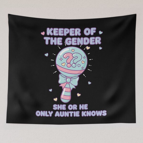 Item preview, Gender Reveal Keeper Of The Gender She Or He designed and sold by LuminOrb.