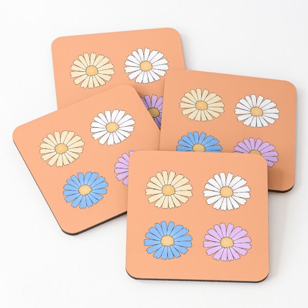 Item preview, Cute Pastel Daisy Flower Pattern Set designed and sold by ubborn.