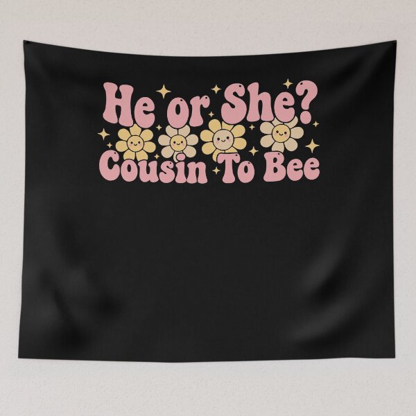 Item preview, Gender Reveal He Or She Cousin To Bee Team Pink designed and sold by LuminOrb.
