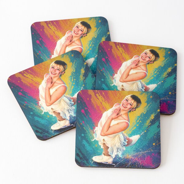 Item preview, Skate Your Heart Out Figure Skating Art – Colorful Ice Skater Design, Cute Skating Aesthetic, Vibrant Athlete Gift, Ice Skating Lover designed and sold by origin-arthouse.