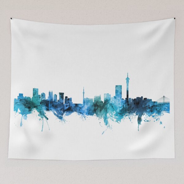 Item preview, Johannesburg South Africa Skyline designed and sold by ArtPrints.