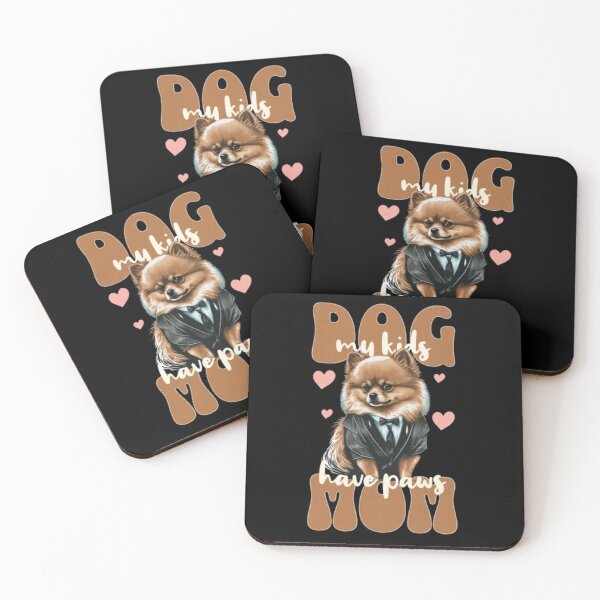 Item preview, Dog Mom My Kids Have Paws – Stylish Pomeranian Mother’s Day Art designed and sold by GenZFashion000.