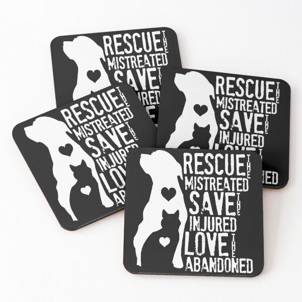 Item preview, Rescue Save Love Adopt Dog Cat Animal Rescue Pet Lover Vintage designed and sold by Tanjaberto.