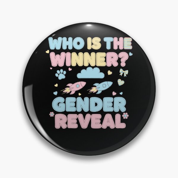 Item preview, Gender Reveal Who Is The Winner Baby Shower designed and sold by LuminOrb.
