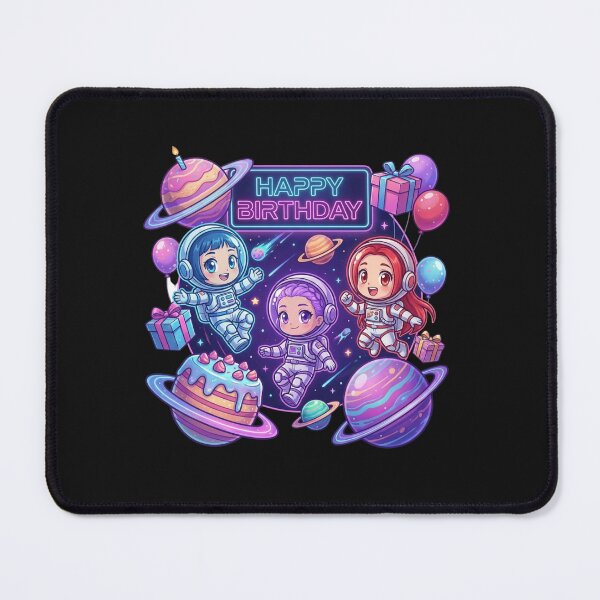Item preview, Cute Astronaut Space Happy Birthday Party Design designed and sold by honnhieuroido2.