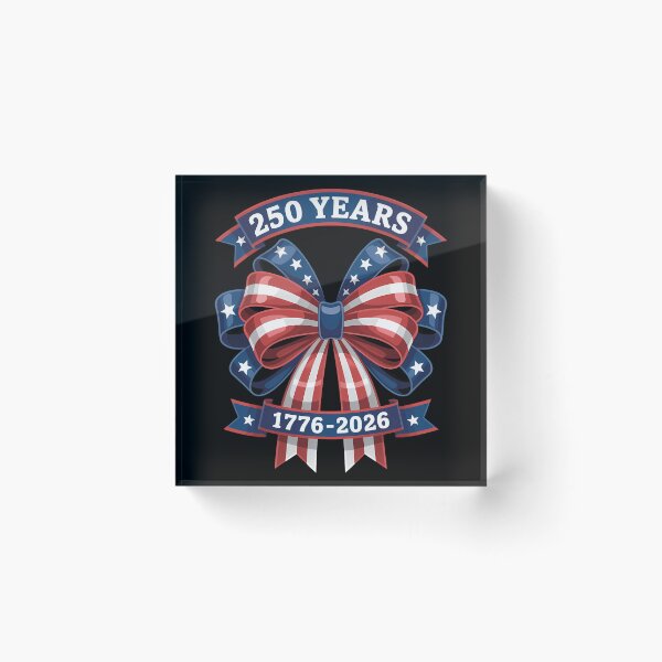 Item preview, 250th Anniversary USA Flag Ribbon Ladies Bow 250 Year designed and sold by TyraYoung.