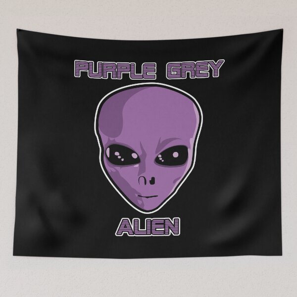 Item preview, Purple Grey Alien designed and sold by MagicEyesOnly.
