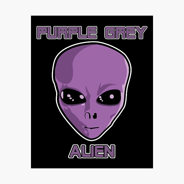 Item preview, Purple Grey Alien designed and sold by MagicEyesOnly.