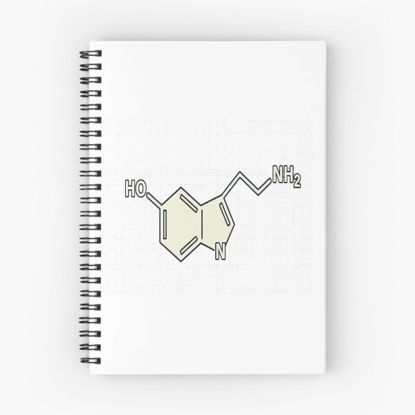 Item preview, Serotonin Molecule - Chemical Structure for Happiness Science designed and sold by ClaussShop.
