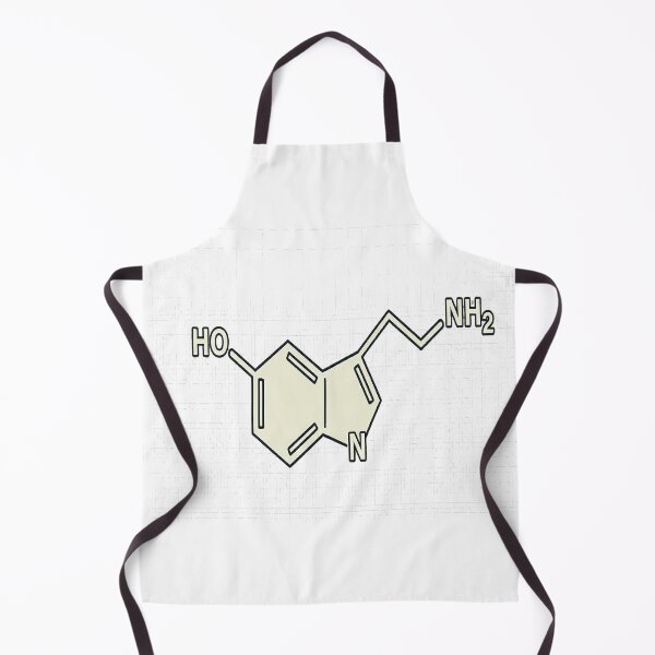 Item preview, Serotonin Molecule - Chemical Structure for Happiness Science designed and sold by ClaussShop.