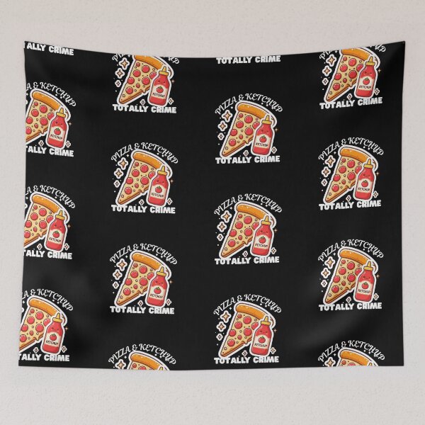 Item preview, Pizza & Ketchup Totally Crime designed and sold by BhadzCheetah.