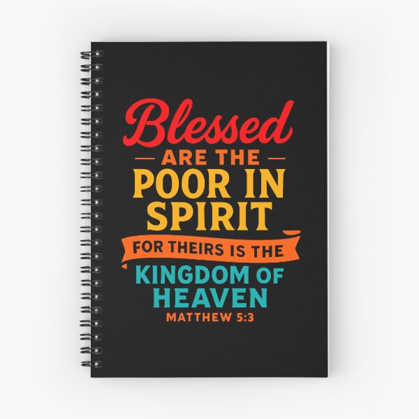 Item preview, Matthew 5:3 Blessed Are The Poor In Spirit designed and sold by plushism.