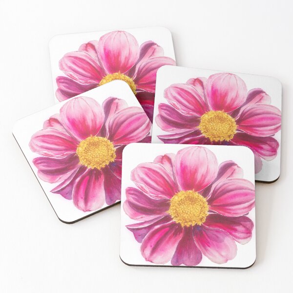 Item preview, Soft Pink Dahlia Watercolor designed and sold by Seaflow.
