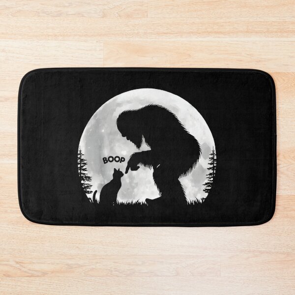Item preview, Bigfoot Boop Cat Funny Sasquatch Cat Moon Cute Meme designed and sold by Tanjaberto.