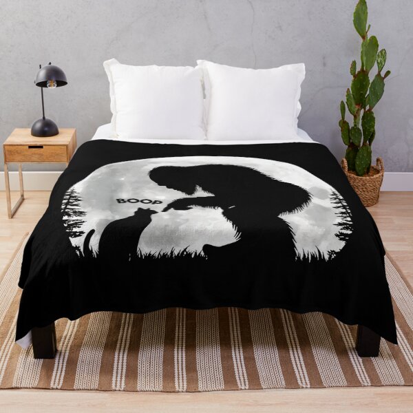 Item preview, Bigfoot Boop Cat Funny Sasquatch Cat Moon Cute Meme designed and sold by Tanjaberto.