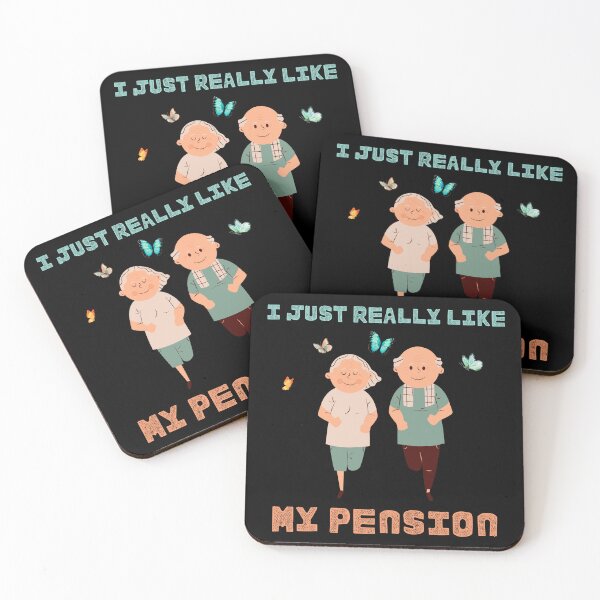 Item preview, I Just Really Like My Pension - Happy Retired Couple designed and sold by ContigoART.